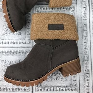 Women's Winter Snow Boots Faux Fur Misslook Sz 9.5